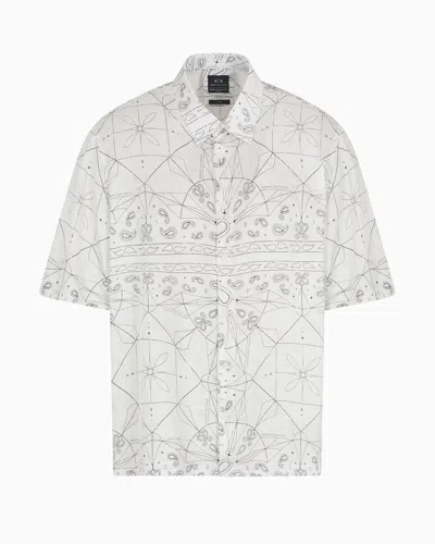 Armani Exchange Casual Shirts In White