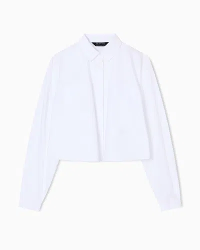 Armani Exchange Casual Shirts In White