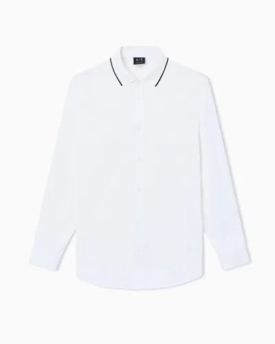Armani Exchange Casual Shirts In White