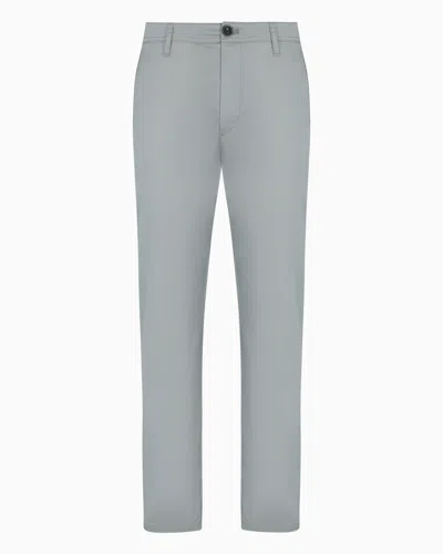 Armani Exchange Casual Trousers In Gray