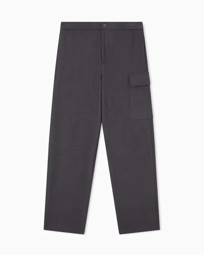 Armani Exchange Casual Trousers In Gray
