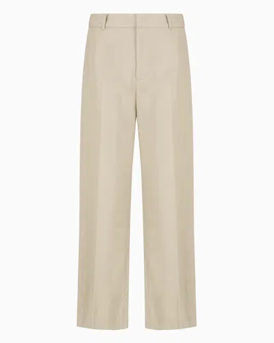 Armani Exchange Casual Trousers In Beige