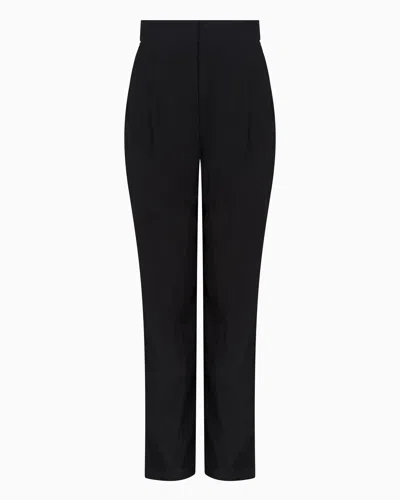 Armani Exchange Casual Trousers In Black