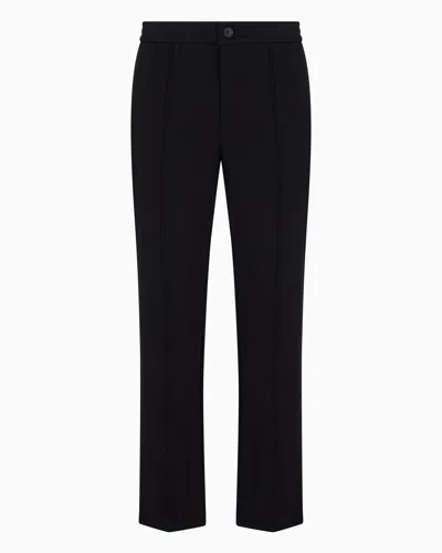 Armani Exchange Casual Trousers In Black