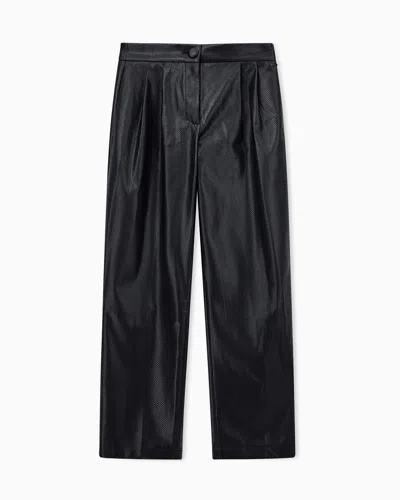 Armani Exchange Casual Trousers In Black