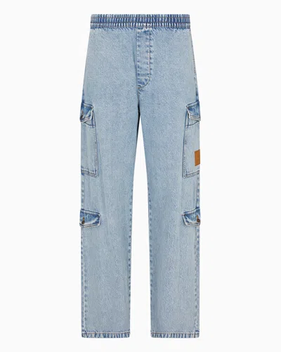 Armani Exchange Casual Trousers In Blue