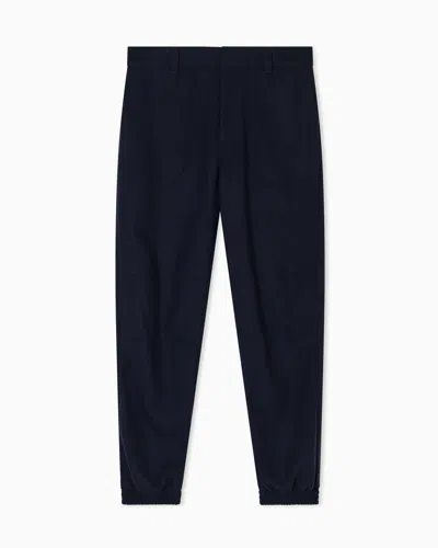 Armani Exchange Casual Trousers In Blue