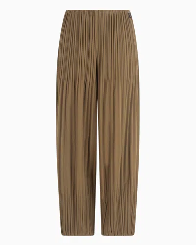 Armani Exchange Casual Trousers In Brown