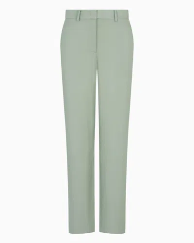 Armani Exchange Casual Trousers In Green