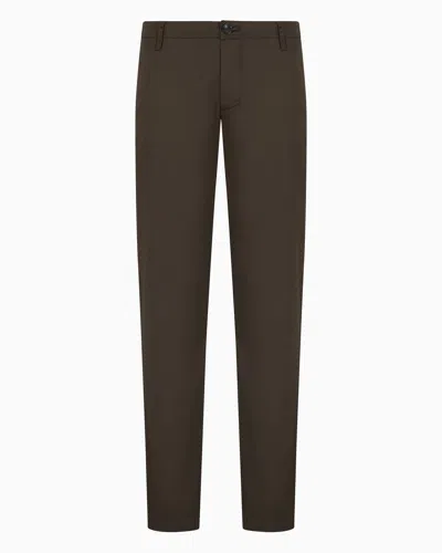 Armani Exchange Casual Trousers In Green