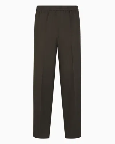 Armani Exchange Casual Trousers In Green