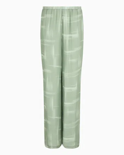 Armani Exchange Casual Trousers In Green