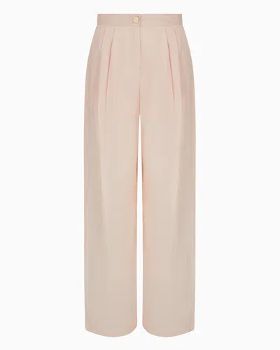 Armani Exchange Casual Trousers In Pink