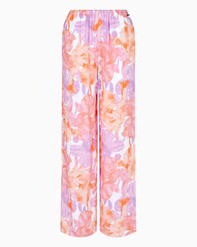 Armani Exchange Casual Trousers In Pink