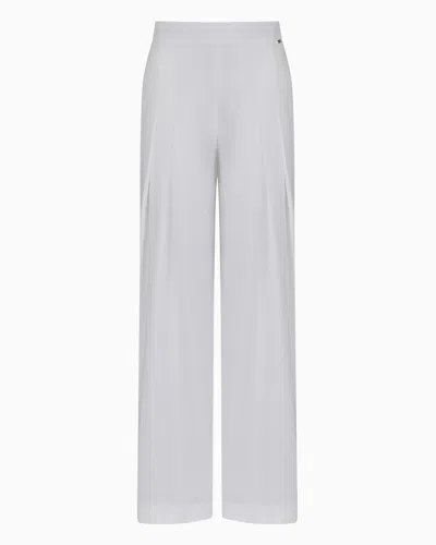 Armani Exchange Casual Trousers In White
