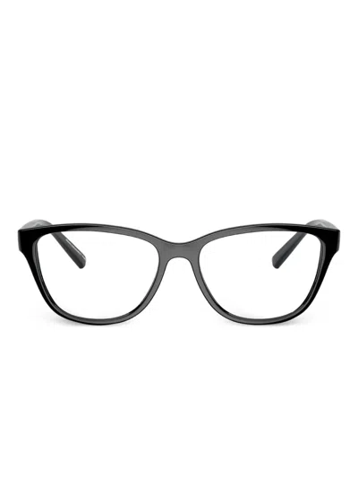 Armani Exchange Cat-eye Frame Glasses In Black