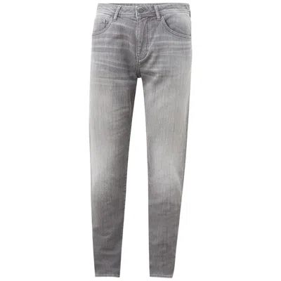 Armani Exchange Charcoal Chic Cotton Jeans In Gray