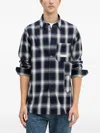 Armani Exchange Check-pattern Pocket Shirt In Multi