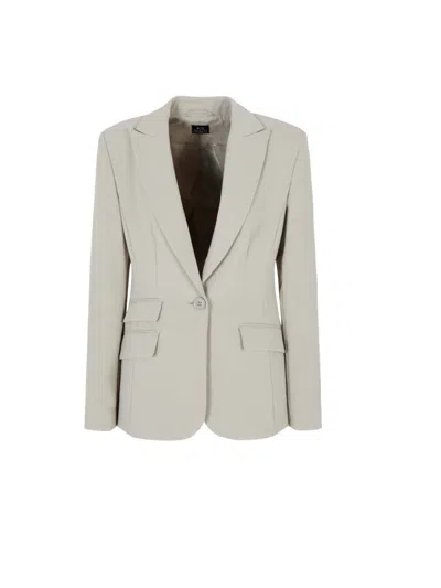 Armani Exchange Chic Women's Blazer In Gray