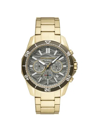 Armani Exchange Chronograph Gold-tone Stainless Steel Watch