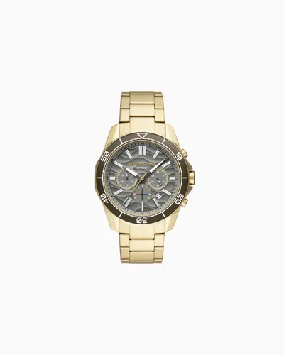 Armani Exchange Chronograph Gold-tone Stainless Steel Watch