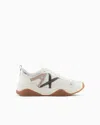 Armani Exchange Chunky Sneakers With Logo In Beige