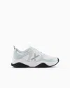 Armani Exchange Chunky Sneakers With Logo In Light Blue