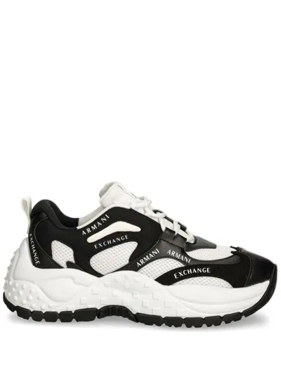 Armani Exchange Chunky Trainers In White