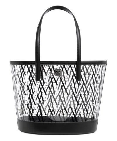 Armani Exchange Claire Bucket Bag In Black