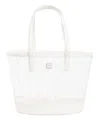 Armani Exchange Claire Bucket Bag In White