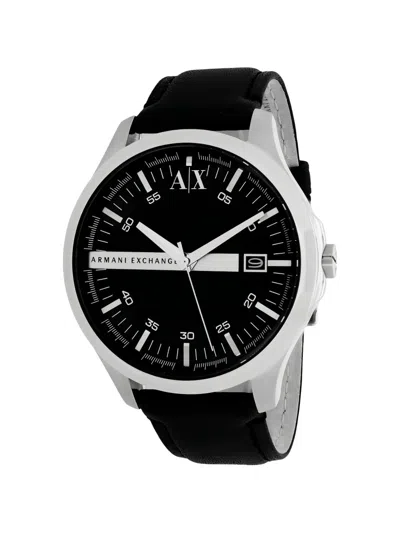 Armani Exchange Classic 46mm Watch In Black