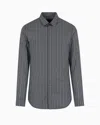 Armani Exchange Classic Shirts In Black