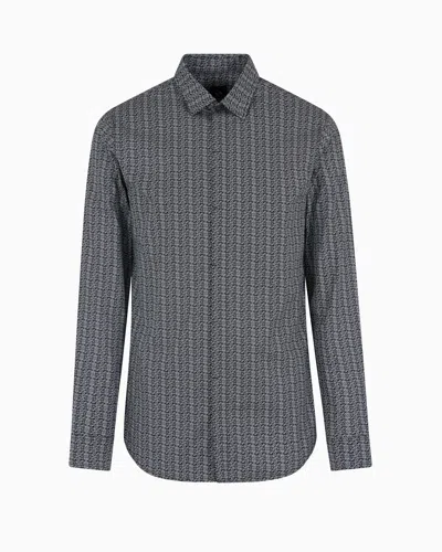 Armani Exchange Classic Shirts In Black