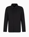 Armani Exchange Regular Fit Cotton Shirt In Black