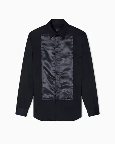 Armani Exchange Classic Shirts In Black