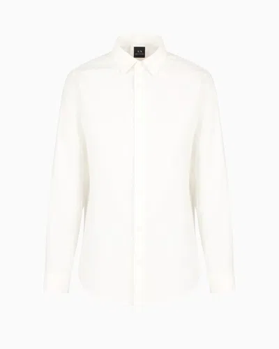 Armani Exchange Classic Shirts In White