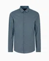 Armani Exchange Classic Shirts In Blue