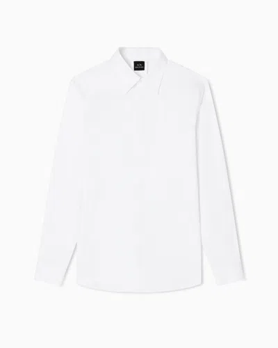 ARMANI EXCHANGE SLIM-FIT STRETCH COTTON SHIRT
