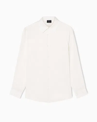 Armani Exchange Classic Shirts In White