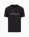Armani Exchange Regular Fit T-shirts In Black