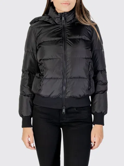 ARMANI EXCHANGE COAT ARMANI EXCHANGE WOMAN COLOR BLACK,H27504002