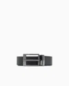 Armani Exchange Coated Leather Belt