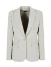 Armani Exchange Single-breasted Blazer In Shaker