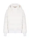 Armani Exchange White Down Jacket In White