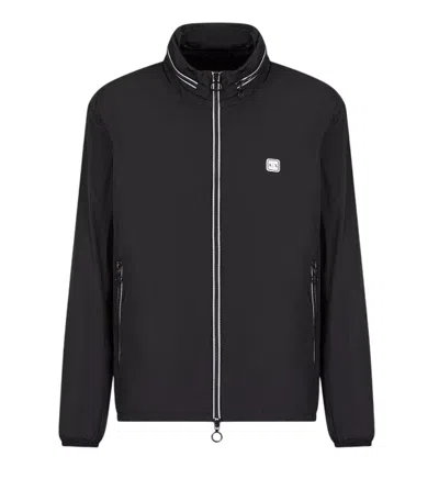 Armani Exchange Coats Black