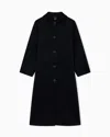 Armani Exchange Button-fastening Coat In Black