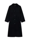 Armani Exchange Button-fastening Coat In Black