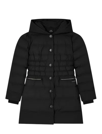 Armani Exchange Coats In Black