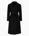 Armani Exchange Coats In Black