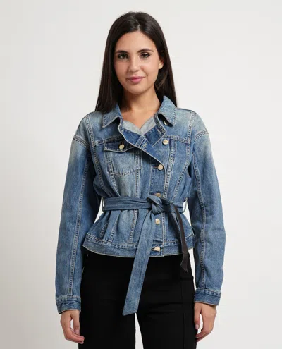Armani Exchange Coats In Blue